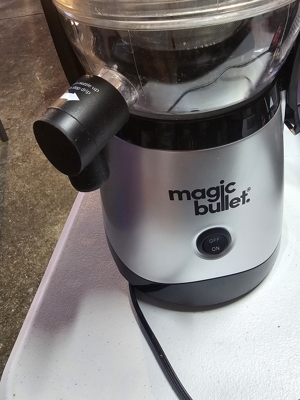 Magic Bullet Silver Coffee Grinder - Compact Kitchen Tool